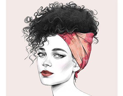 Hair illustration - The Curlies