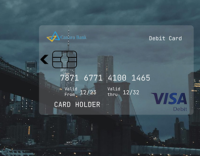 Transparent ATM Card using Figma
