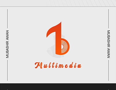 Multimedia Different Coloured Theme Logo Design