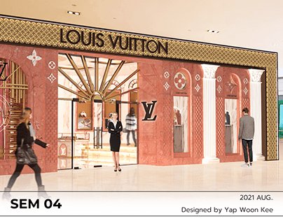 Louis Vuitton aesthetic on Behance