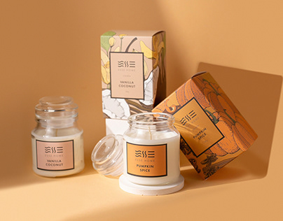 Packaging and labels for candles