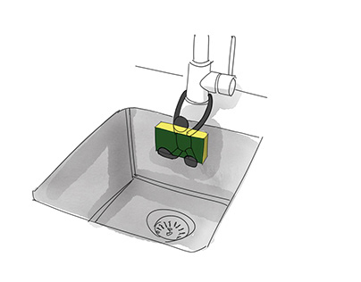BUDDY Flex sink caddy | UMBRA