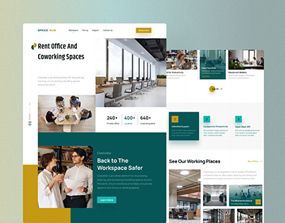 Co-working Landing Page