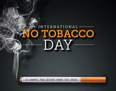 National No Tabacco Day Post Design