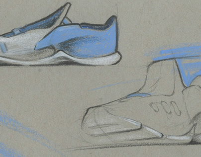 Adidas Slip-On Sketch Ideation