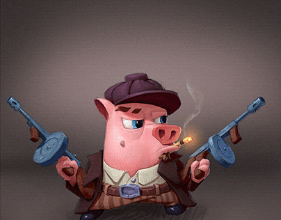 Pig-gangster