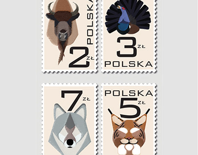 Post stamps series