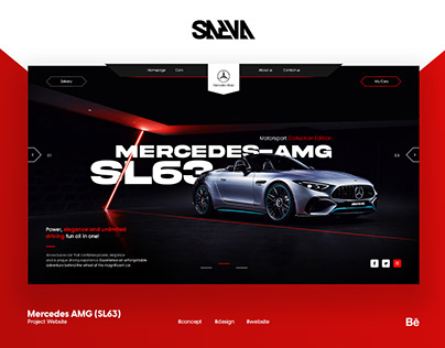 Concept Website Car - Mercedes