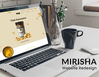 Mirisha Website Redesign