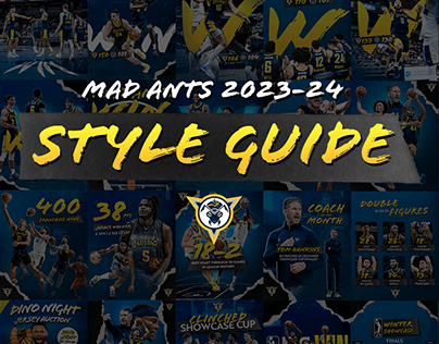 Project thumbnail - Indiana Mad Ants 2023-24 Style Guide