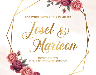 Josel & Maricon Wedding Invitation