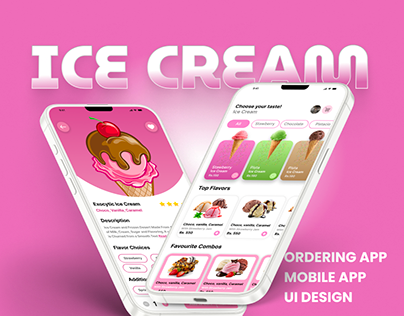 Ice Cream Delivery App Ui/UX