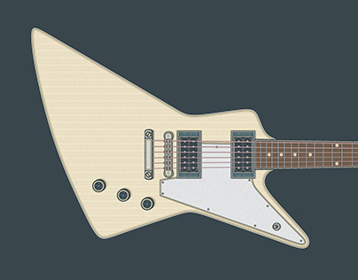 Gibson 70s Explorer Guitar Art