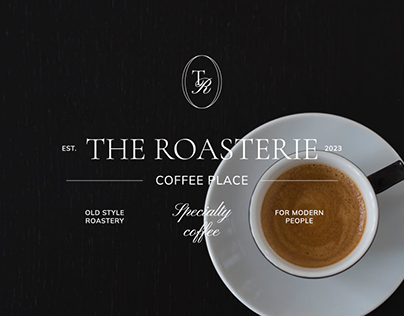 Coffee shop visual identity, logo design
