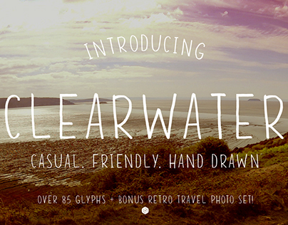 Clearwater Hand Drawn Font