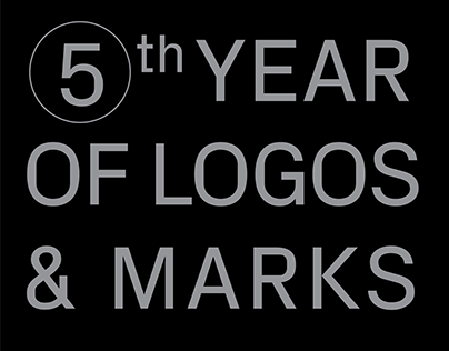 5th year of logos & marks