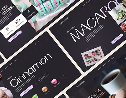 Macaroom online store redesign
