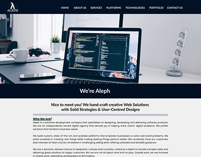 Alep Website Design
