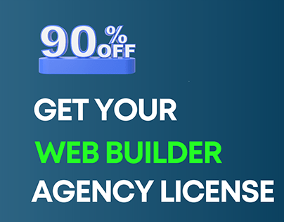 90% OFF Get Your Web Builder Agency License
