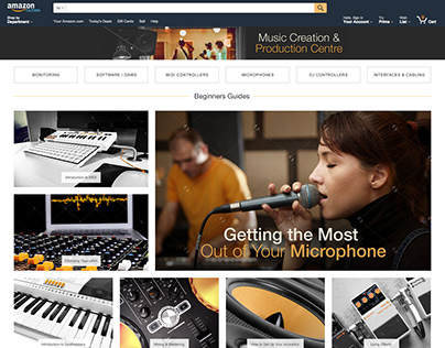 Musical Instruments brand store redesign