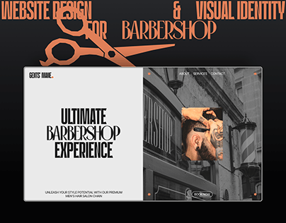 Barbershop — website design & visual identity