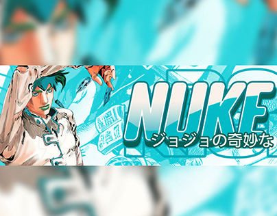 Rohan Kishibe JoJo style Channel Banner