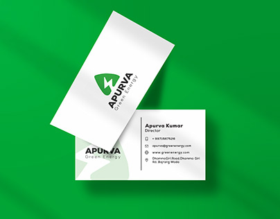 Apurva ® Logo Design - Green Energy Startup Company