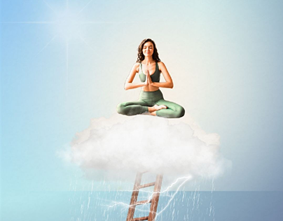 campanha para perfil de meditação