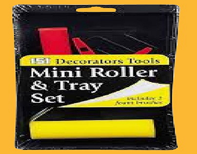 151 Mini Gloss Paint Roller Set Tray 4 Inch Foam