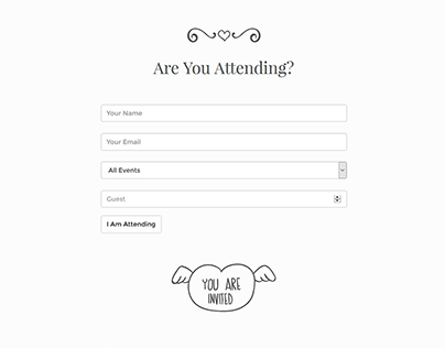 Wedding WordPress Theme - Contact Form