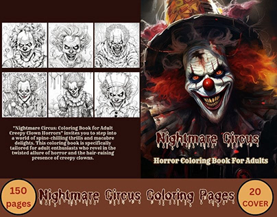 Nightmare Circus Coloring Pages