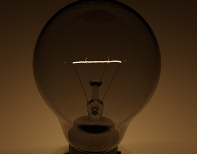 Incandescent Bulb lighting up