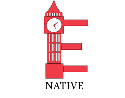 Логотип для школи англійської мови
