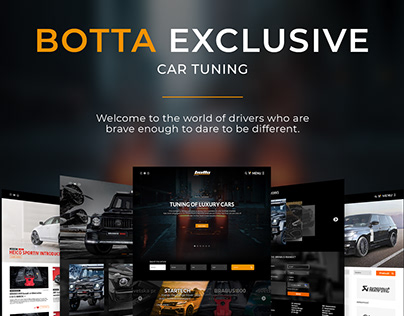Website for a car tuning company