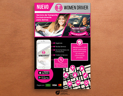 Project Women Driver - Advertising Flyer