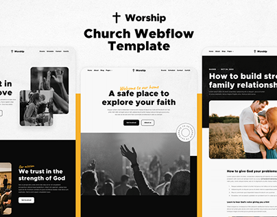 Worship X - Church Webflow Template