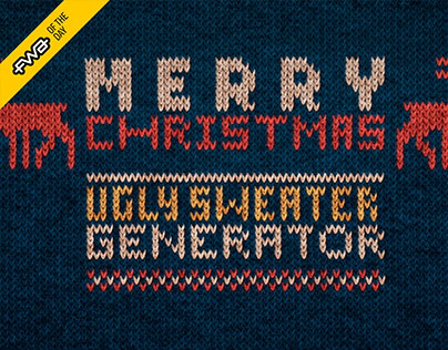 Ugly Christmas sweater generator