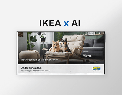 IKEA Ad Campaign with AI Generated Images.