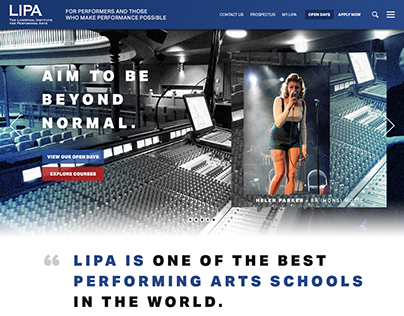 LIPA Website Concepts