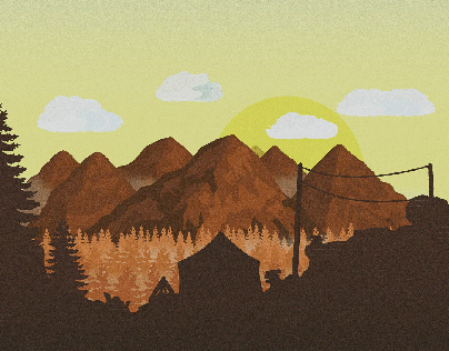 From the traveller diaries - Landscape concept art.