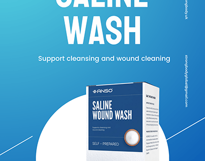 Anso Salt Saline Wound Wash - Strongbody Wholesale