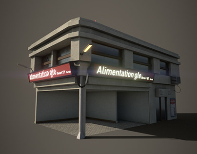 Urban Scene (environment 3D) in progress