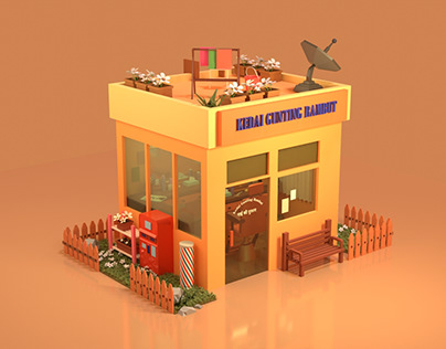 Barber Shop | 3D Modelling