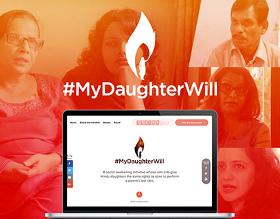 #MyDaughterWill - Campaign Microsite