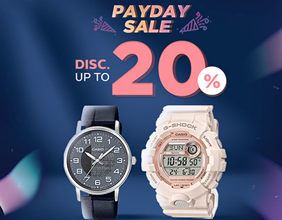 CASIO PAYDAY SALE DISC. UP TO 20%