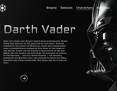 THE SITH- landing Page
