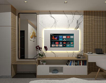 Interior design for apartment, hotels and offices