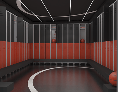 basketball court / changing room