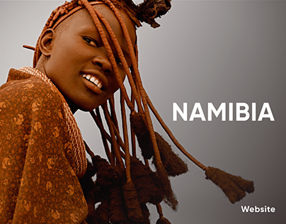 Namibia - minimalism website