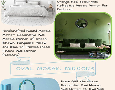 Mosaic Wall Mirror for Home Decor- Infographic
